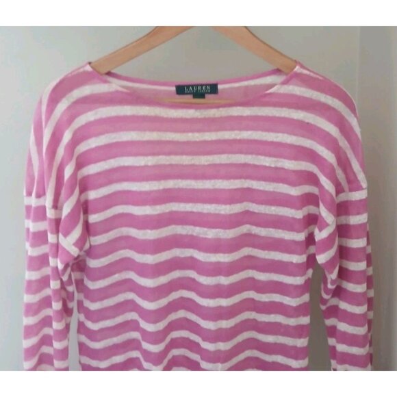 Lauren Ralph Lauren 100% Linen Blouse - Picture 2 of 8